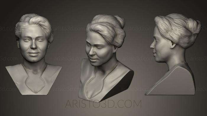 Busts and bas-reliefs of famous people (BUSTC_0005) 3D model for CNC machine